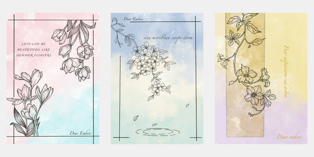 Behind Blooming Whispers: The Inspiration of Our Floral Notebook Series
