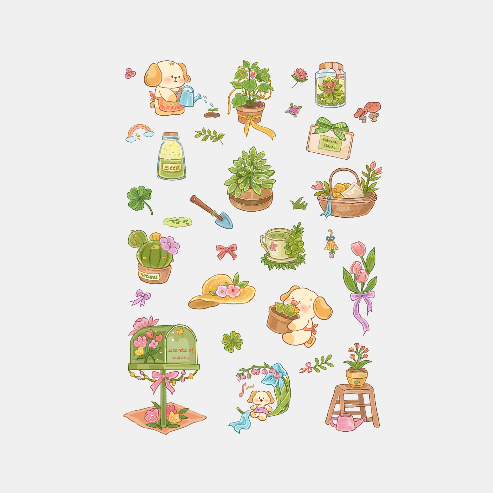 Flora Whispers Stickers