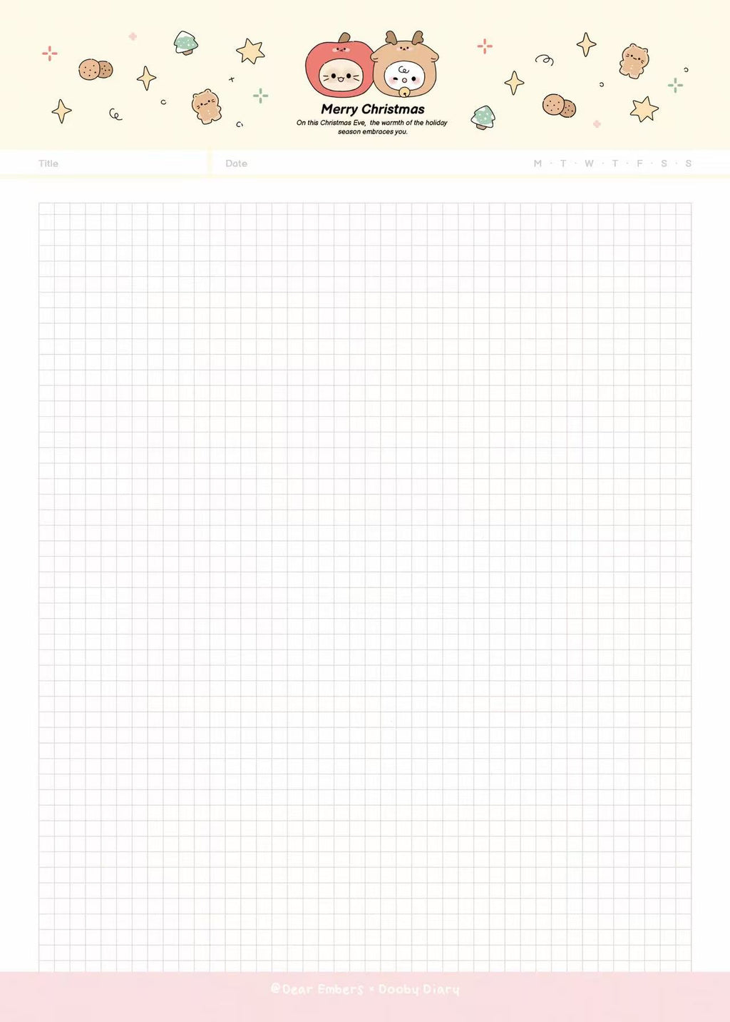 Christmas Little Apple Notepad