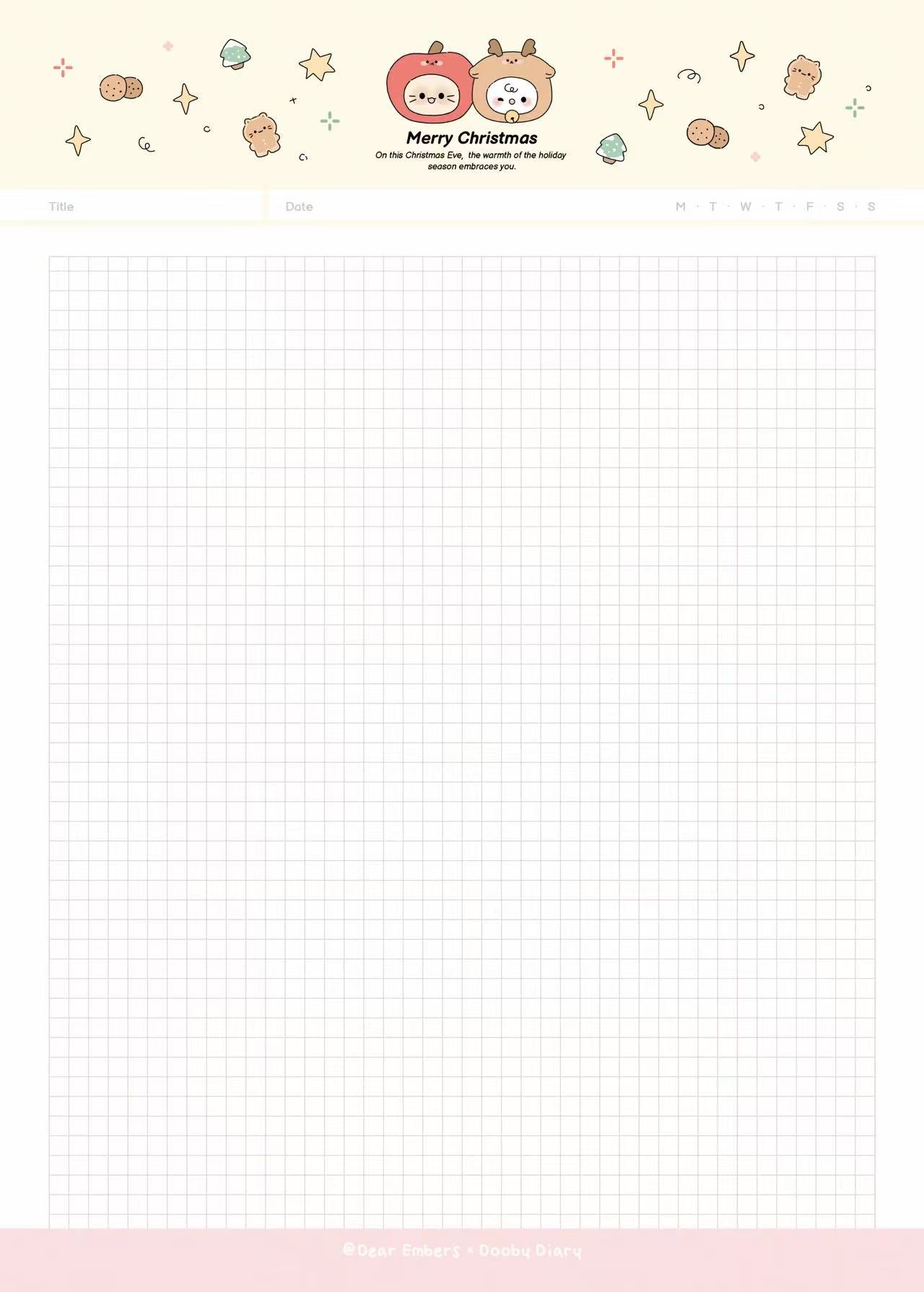 Christmas Little Apple Notepad