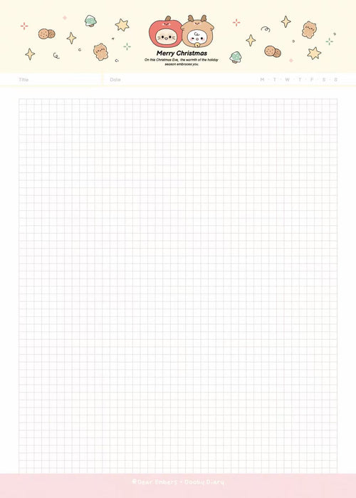 Christmas Little Apple Notepad