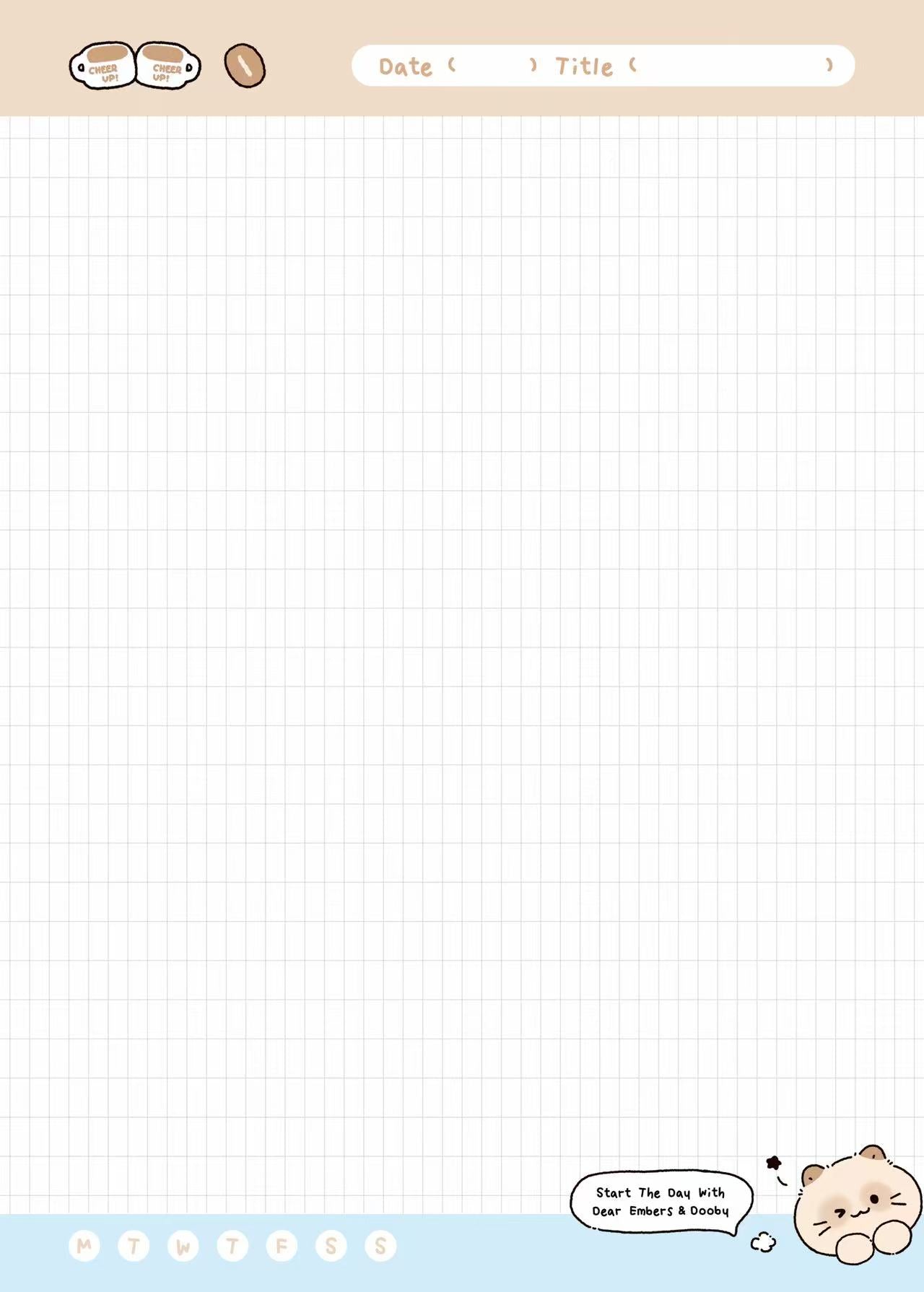 Sea Salt Latte Notepad