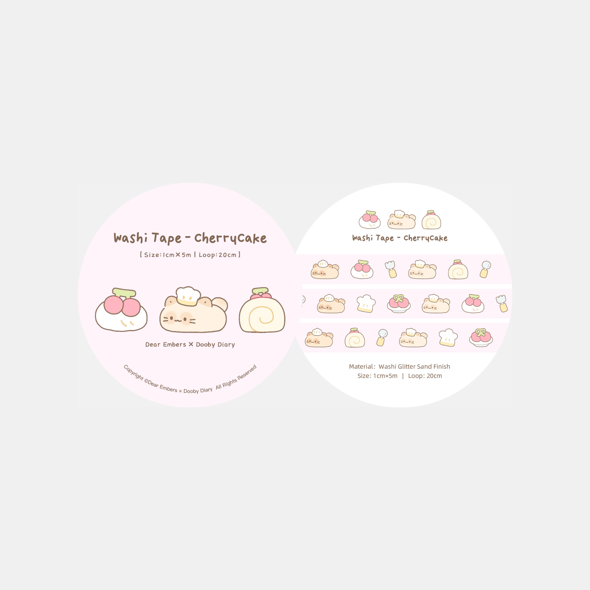 Cherry Cake - Washi Tape