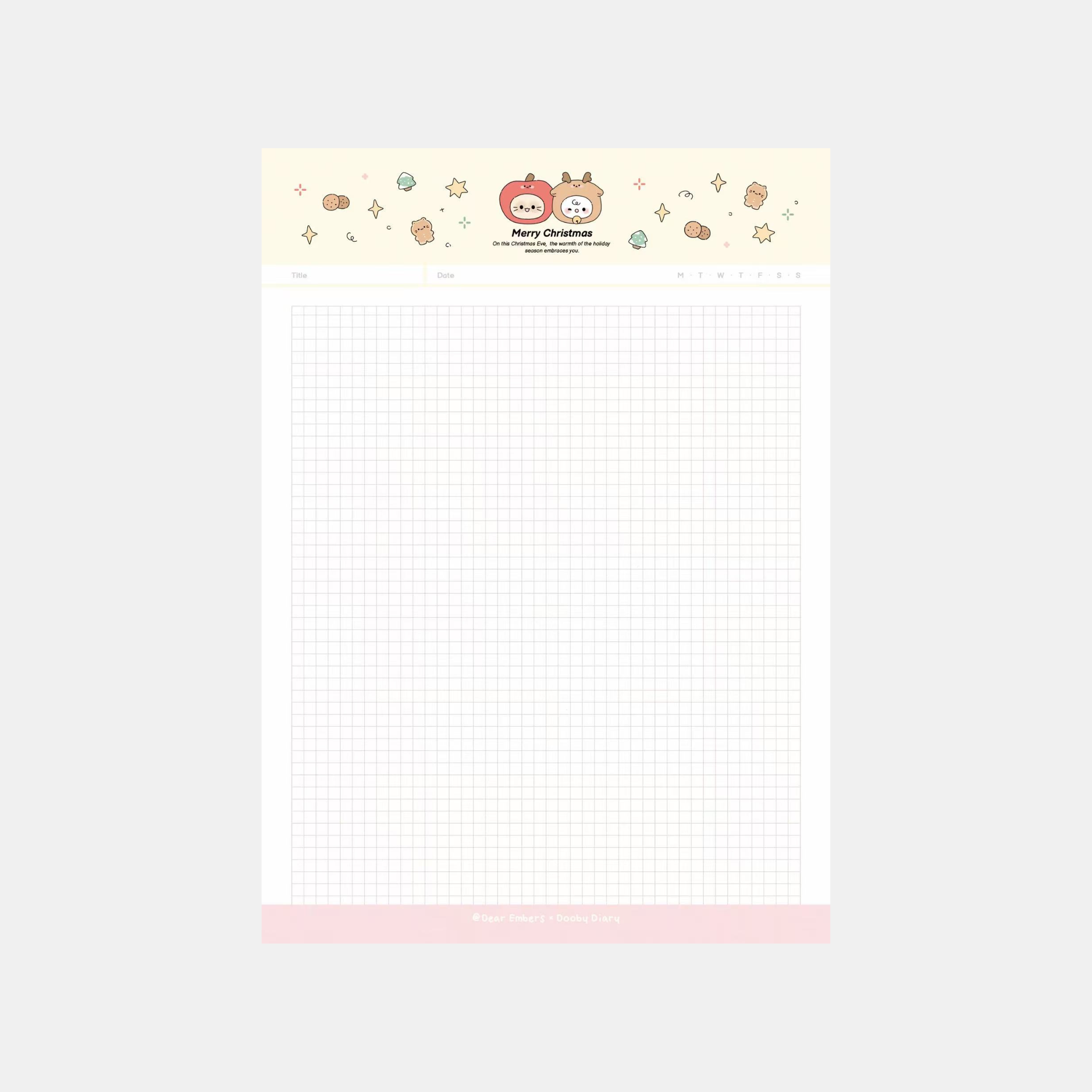 Christmas Little Apple Notepad
