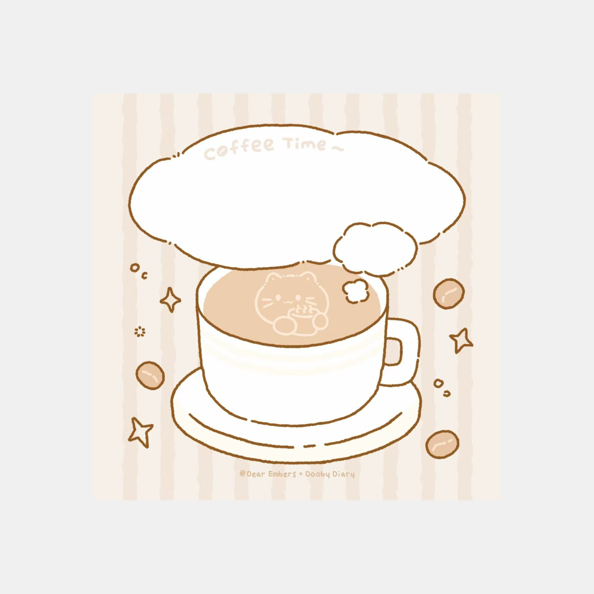 Cozy Coffee Memo Pad