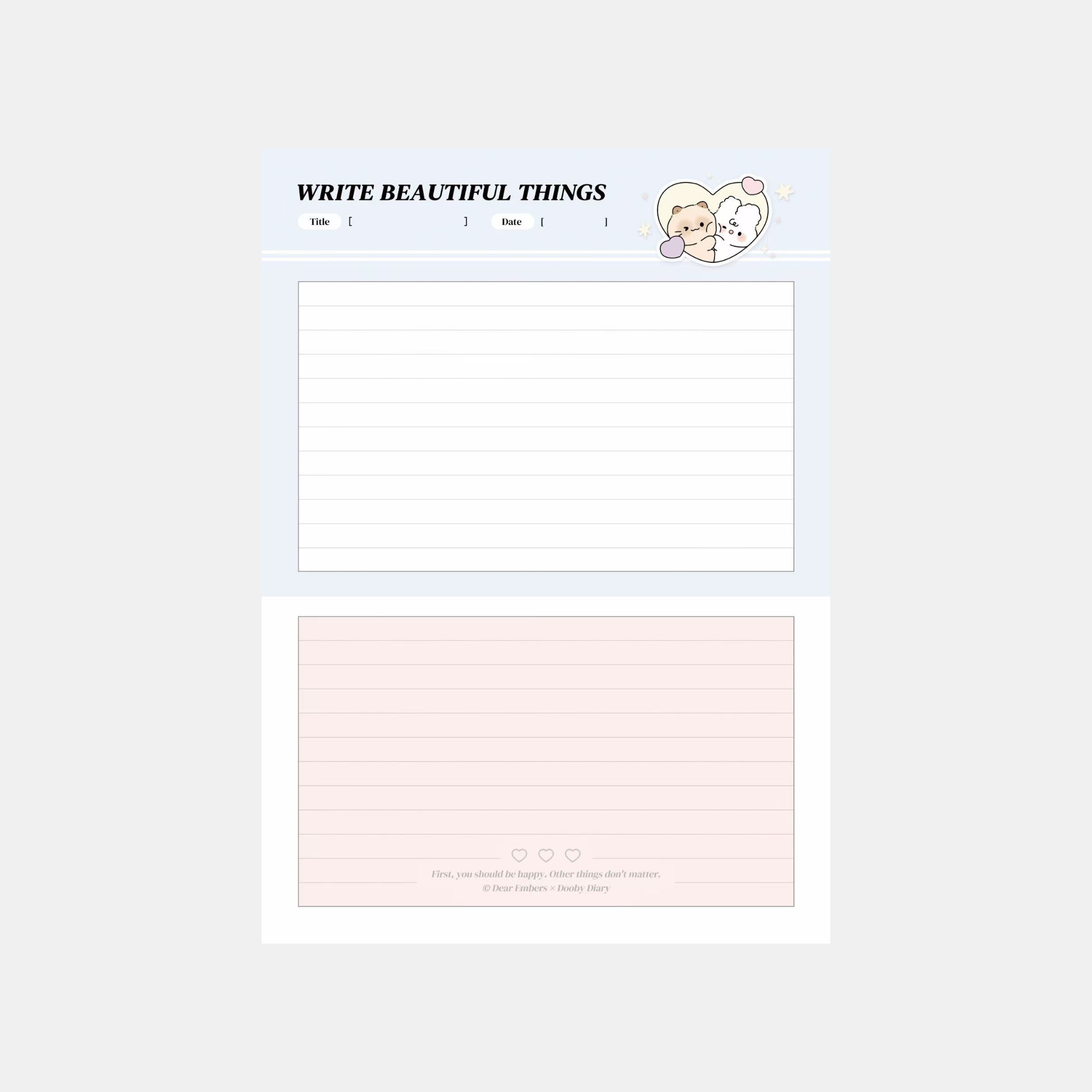 Duo Envelope Notepad
