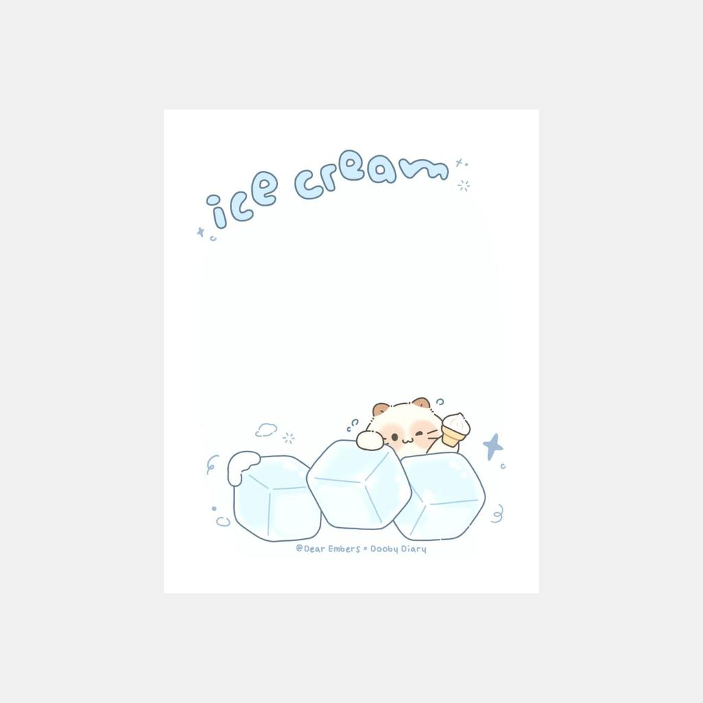 Little Ice Memo Pad