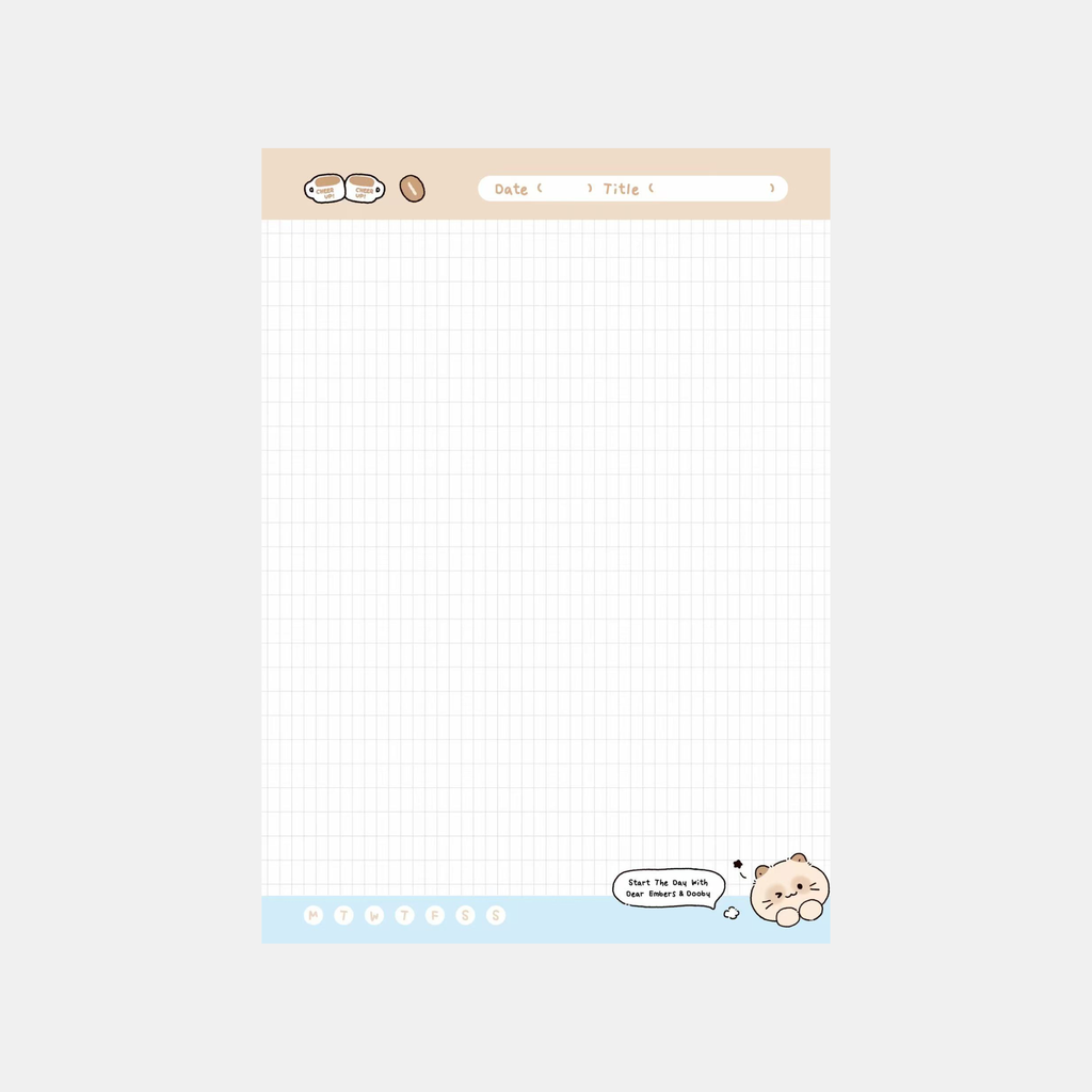Sea Salt Latte Notepad
