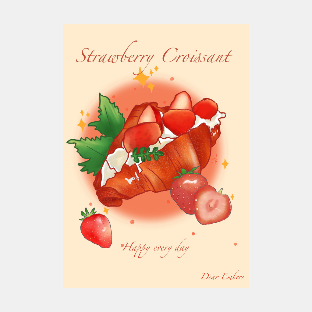 Strawberry Croissant