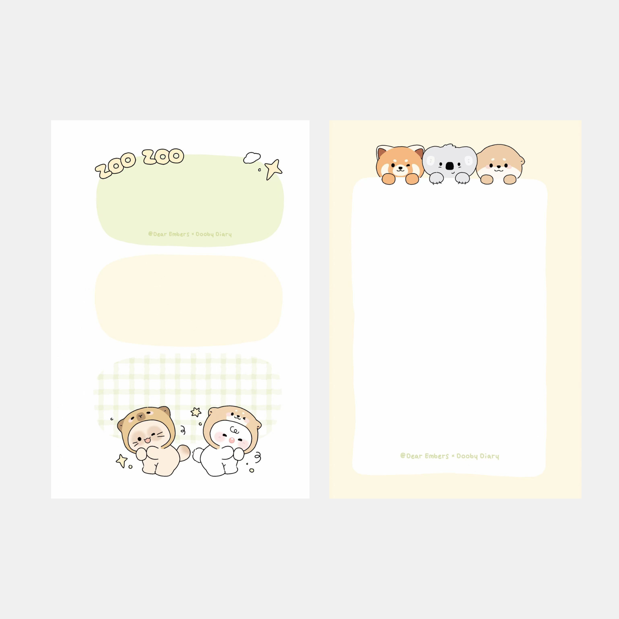 ZooZoo Cheeky Tails Refill Paper