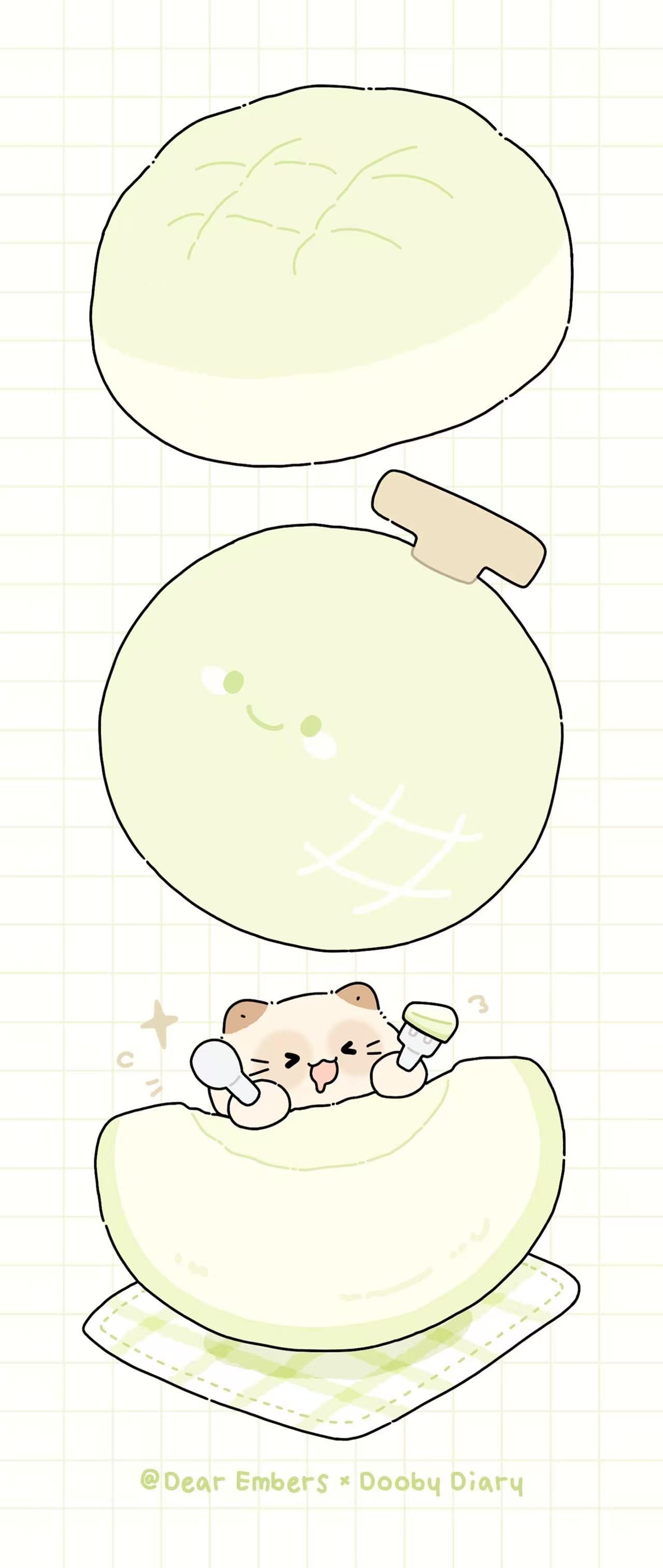 Sweet Melon Memo Pad