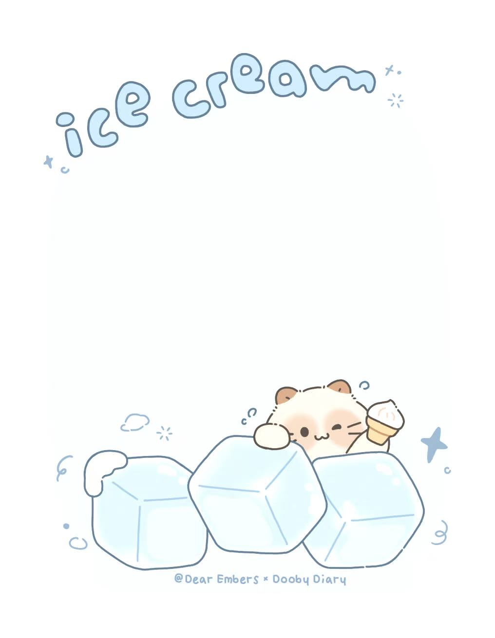 Little Ice Memo Pad